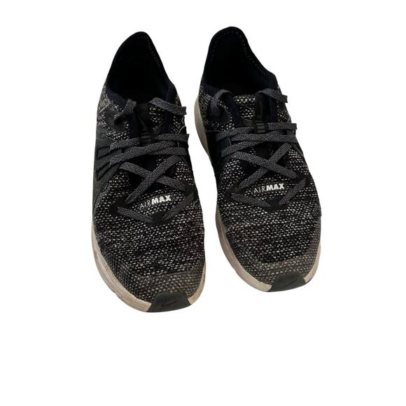 Nike Air Max Sequent 3 Black Knit Sneakers Sz 1Y - Picture 2 of 6